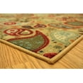 thumbnail image 4 of Rubber Collection Paisley Beige Multi Color Runner Rug Printed Slip Resistant Rubber Back Latex Contemporary Modern 2 x 5 Rug Runner ( 23"x59" ), 4 of 5