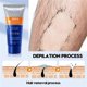 thumbnail image 2 of 2x Crema depilatoria profesional para hombres Vello de pecho indoloro Piernas Brazos Axilas Eliminador de barba Cuerpo Piel Crema depilatoria permanente, 2 of 5