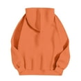 thumbnail image 4 of kamemir Womans Hoodies Oversized Hoodies for Women Fall Fashion Sweatshirts Pullover Womens Clothes with Pocket(A-Orange,XL), 4 of 6