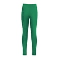 thumbnail image 2 of Kvysinly Girls' Active Yoga Tights Athletic Sports Workout Stretchy Dance Leggings Running Dark Green 14, 2 of 6