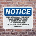 thumbnail image 4 of (2 Pack) This Is A Fragrance Free Facility Please OSHA Notice Sign 18 Inch X 12 Inch Indoor / Outdoor Rust-Free Aluminum Metal Signs for Workplace, Workshop, and Construction Site, Made, 4 of 8