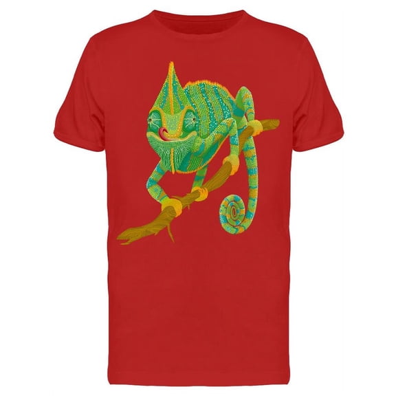 Chameleon Climbing T-Shirt Men -Image by Shutterstock, Male Small