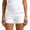 White, variant on CIENVNSTG Low Rise Shorts for Women Tailored Trouser Fit Hem and Casual Stretch Comfort Running Shorts Workout Gym with Pockets Red L