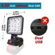 thumbnail image 1 of Para Ma*kita Linterna de Batería Li-ion de 14.4V-18V Linterna para Exteriores Luz de Trabajo LED Inalámbrica de 3.3 Pulgadas Lámpara de Acampar Iluminación de Emergencia, 1 of 8