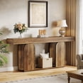 thumbnail image 6 of 70.9-Inch Extra Long Sofa Table, Farmhouse Console Tables with Wood Frame and Storage Shelf, 6 of 7