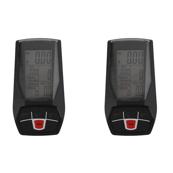 2X Indoor Cycling Bike & Exercise Monitor Speedometer Stationary Computer Gym Accessories