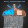 thumbnail image 4 of 20 cm (8 Inch) Diameter Shower Head, High Pressure Shower Head with Adjustable Angle Shower Head, Black Bronze, 4 of 5