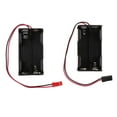 thumbnail image 2 of 2x Caja Sostenedor con Ranuras para Almacenamiento Baterías Coche Battery Holder 2 Pedazos CUTICAT Estuche de soporte RC AA, 2 of 8