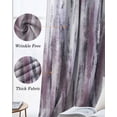 thumbnail image 6 of Purple Vintage Blackout Curtains 90 Inch Length 2 Panels Set for Living Room Bedroom, Striped Painting Retro Abstract Art Privacy Window Treatment Thermal Insulated Black Out Drapes 52"x90", 6 of 8