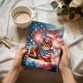 thumbnail image 3 of Abyssinian Patriotic Welcome for 4Th of July Independence Day Spiral Bound Journal Cat Lover Kitten Owner Gifts 5x7in Spiral Notebook - 00010, 3 of 5