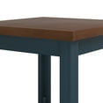 thumbnail image 4 of Nantucket 24" Farmhouse Side Table – Two-Tone Wood End Table, Solid MDF Core with Veneer, Fully Assembled, Living Room Accent Table, 4 of 11