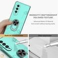 thumbnail image 6 of TECH CIRCLE Samsung Galaxy Z Fold 4 Case, Rugged Military Grade Anti-Fall Shockproof Heavy Duty Protective Phone Case with Kickstand Magnetic Ring for Galaxy Z Fold 4 5G 2022 7.6 inch,Skyblue, 6 of 11