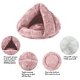 thumbnail image 5 of AZXY Covered Dog Beds,Dog Beds for Small Dogs,Washable Dog Bed Medium,Cute Warm Small Cat Bed,Chew Proof Cotton Funny Fuzzy Pet Beds for Cats Clearance Pink, 5 of 6