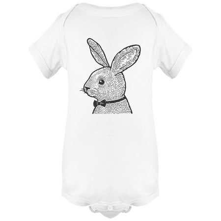 

Rabbit In Bow Tie Sketch Bodysuit Infant -Image by Shutterstock Newborn