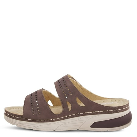 

Flexus Women s Drifter Slide Sandal Chocolate Brown EU 41 / US 9.5-10