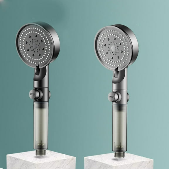 Filtered Shower Head with Handheld, High Pressure Water Flow and Multiple Spray Modes Shower Head with Filter, Power Wash for Hard Water, Showerhead with ON/OFF Swit-ch for Pet Bath