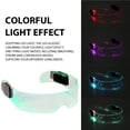 thumbnail image 4 of Advancent Gafas LED, gafas únicas iluminadas, accesorios para gafas, gafas luminosas acrílicas, suministros de fiesta de neón para decoración Type2 NO2, 4 of 6