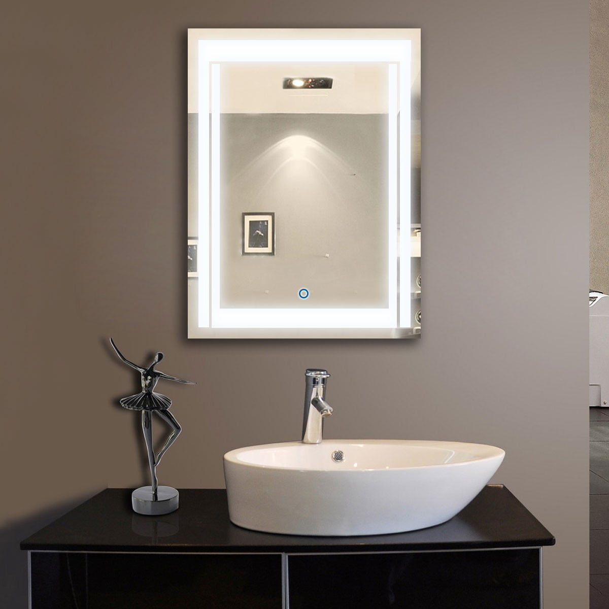 DECORAPORT 32" Wall Mounted Bathroom Vanity Mirror, Shaving Mirror 24 x