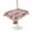 Pink, variant on Outdoor Tablecloth with Umbrella Hole for Patio/Picnic/Party/Camping, Horse Waterproof Table Cloth Square Cover Washable, Rustic Spring Floral Summer Botanical (54"x 54")