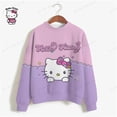 thumbnail image 2 of Sudadera con capucha para mujer, jerséis de cuello redondo con estampado de HELLO KITTY Vintage, ropa kawaii de otoño, 2 of 4