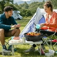 thumbnail image 2 of GVN Garden Grill, Patio Backyard Barbecue Grill,1350 W Outdoor Electric BBQ Grill with Removable Stand Easy to Install-Red, 2 of 10