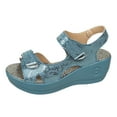 thumbnail image 3 of Mostsola Womens Platform Sandals Vintage Wedges Heels Arch Support Summer Slingback Shoes, 3 of 7