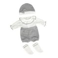 thumbnail image 1 of Trajes Y Accesorios de Ropa para Muñecas de 18 Pulgadas, con Sombrero, Trajes de Ropa Informal, Accesorios de Ropa para Muñecas de Dibujos Animados Pa Gris Hugo traje de muñeca, 1 of 7