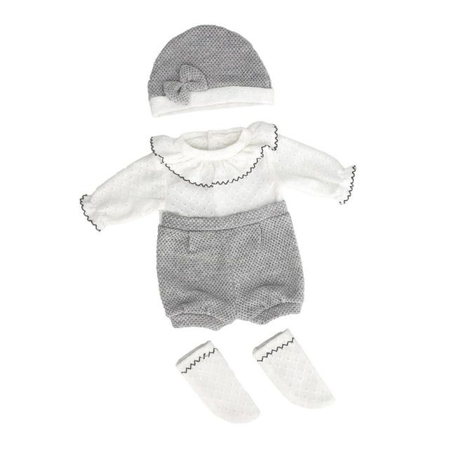 Trajes Y Accesorios de Ropa para Muñecas de 18 Pulgadas, con Sombrero, Trajes de Ropa Informal, Accesorios de Ropa para Muñecas de Dibujos Animados Pa Gris Hugo traje de muñeca