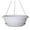 White, variant on Eqslft Large Hanging Planters Hanging Pots for Basket Flower Pots Indoor with Saucer, Drainage Holes and Chain for Garden Porch Home Decor