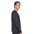 thumbnail image 2 of Expert Brand USA-Made Men's MoCA Cotton Blend Raglan Long Sleeve, Black, 3XL, 2 of 5