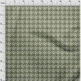 thumbnail image 4 of oneOone Polyester Spandex Green Fabric Geometrical Craft Projects Decor Fabric Printed By The Yard 56 Inch Wide, 4 of 5