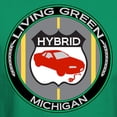 thumbnail image 3 of CafePress - Living Green Hybrid Michigan Dark T Shirt - Men's Classic Graphic Cotton T-Shirt, 3 of 4