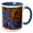 Blue/White, variant on 3drose, Brown Firefly Flurry, 11oz Magic Transforming Mug
