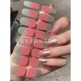 thumbnail image 5 of 16 Sheets Nail Polish Stickers Full Nail Wraps Stick on Nail Polish Strips Self Adhesive Gel Nail Strips Fingernails Sticker Nails (Stylish Style), 5 of 5