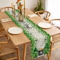 thumbnail image 3 of St. Patrick's Day Table Runner - 36 Inch Long, Kitchen Dining Table Runner Dresser Scarves, Spring Lucky Shamrocks Gnomes Vintage Farmhouse Decor for Coffee Tables Wedding Party Banquet, 3 of 8