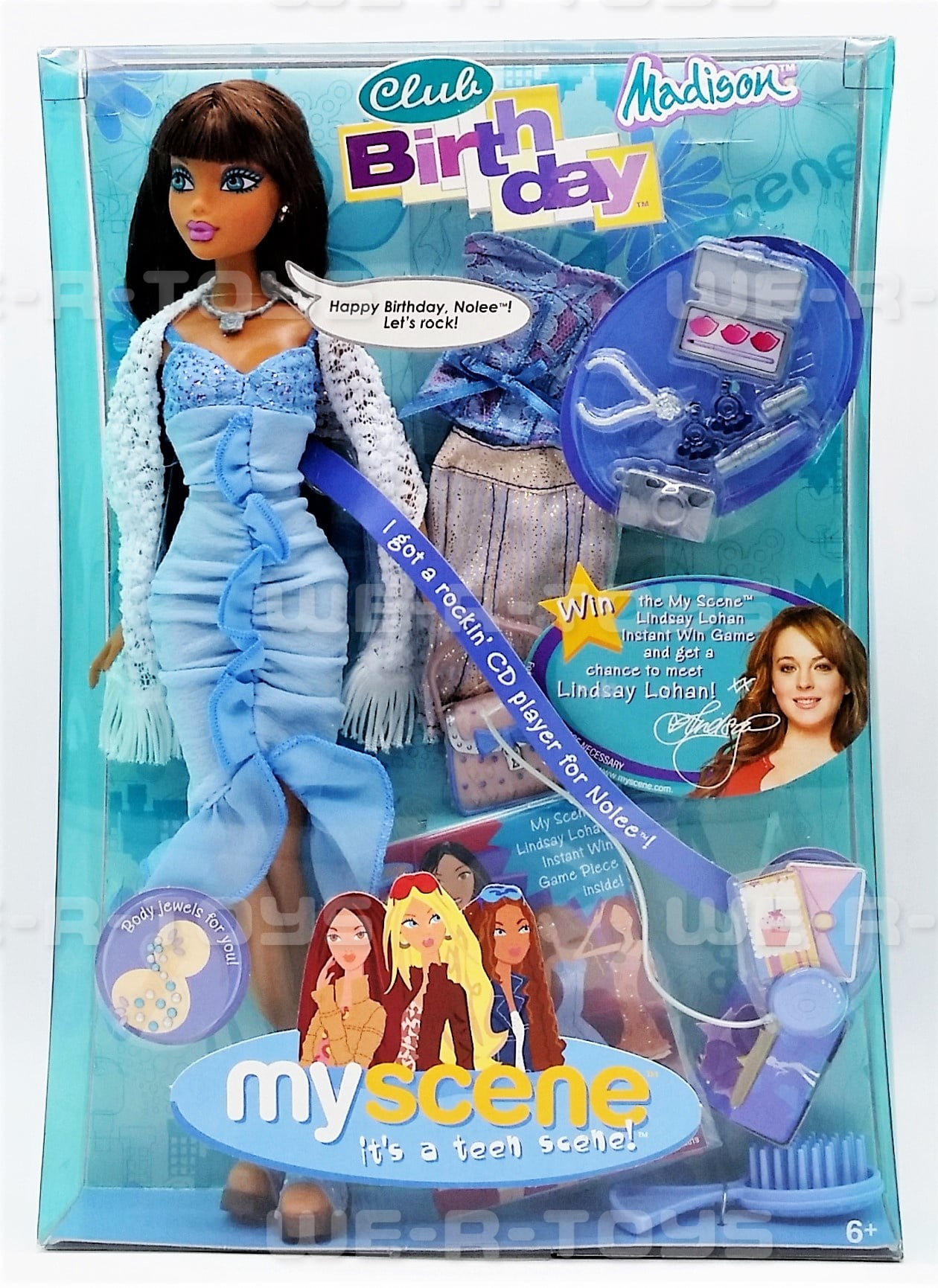 Barbie My Scene Club Birthday Madison Doll 2004 Mattel G6117 NRFB