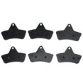 thumbnail image 1 of Lot de 6 plaquettes de frein silencieuses et résistantes au vieillissement pour Arctic Cat 250, 300, 400 et 500, 1 of 4