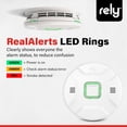 thumbnail image 6 of Rely RealAlerts 10-Year Battery Smoke Alarm with Voice Alerts and LED Warning, 1 Pack, 6 of 7