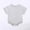 Gray, variant on BRGZLK Newborn Summer Cotton Bodysuit Boys Girls Cute Solid Button Short Sleeve Onesie Loose Lightweight Comfy Round Neck Rompers Gold 3-6 Months