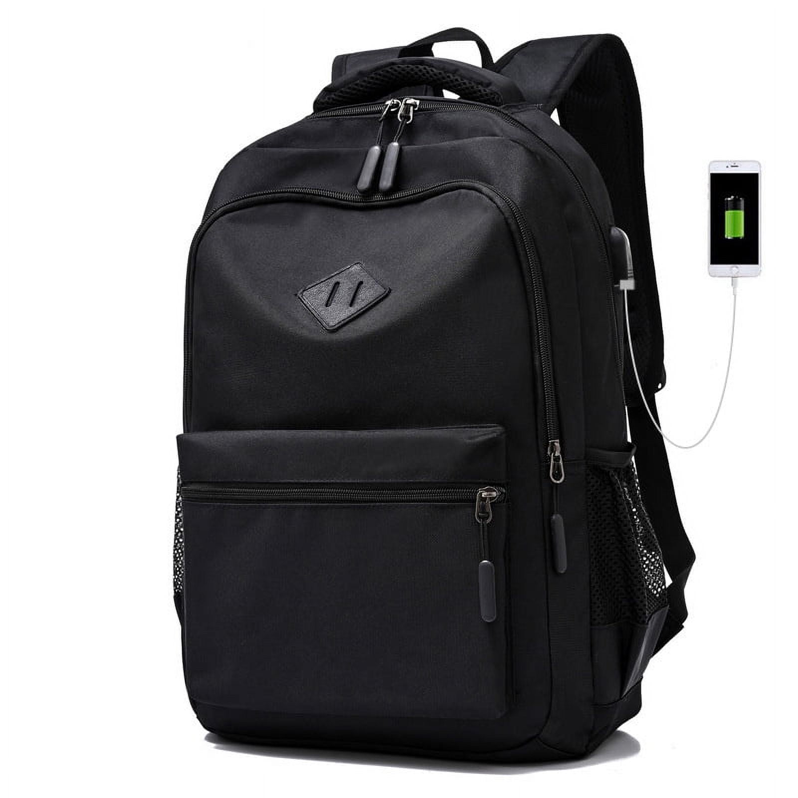 Black minimalist backpack discount