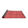 thumbnail image 2 of Ahgly Company Indoor Round Solid Red Modern Area Rugs, 7' Round, 2 of 4