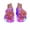 a-55PK118, variant on Kids Girls Adjustable Hook And Loop Flower Cherry Rhinestone Light Up Sandals Transparent LED Thick Sole Summer Glowing Casual Sandals Casual Shoes 4-4.5 Years