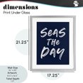 thumbnail image 4 of Stupell Industries Coastal Seas The Day Sentiment Gray Framed Print Under Glass, 17 x 21, by Lettered and Lined, 4 of 8
