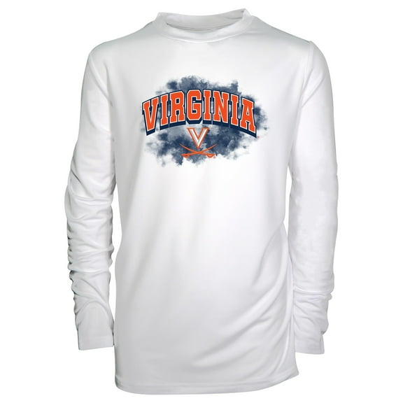 Youth Garb White Virginia Cavaliers Jessie Long Sleeve Sunshirt