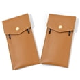 thumbnail image 1 of Estuche para bolígrafos de gran capacidad, de cuero, de 2 piezas, personalizado, para negocios, con firmas de cuero, para guardar bolígrafos, bolsa de papelería portátil para estudiantes Akmoler, 1 of 8