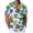 White-04, variant on Men's Hawaiian Short Sleeve Shirt Button Down Tropical Print Casual Tee Beach Vacation Wear S-4X