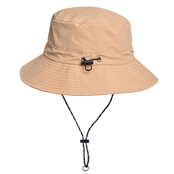 A summer waterproof fisherman's hat men's outdoor fishing mountaineering hat folding storage patchwork color sun protection hat