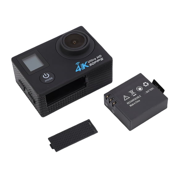 Cámara Subacuática 4K, Cámara Ligera Gran Angular A Prueba De Agua De 170 Grados 900mAh Fácil De Instalar WIFI Multifunción Para Ciclismo