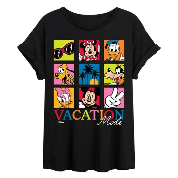 Disney - Vacation Mode Oversized - Womens Oversized Graphic T-Shirt