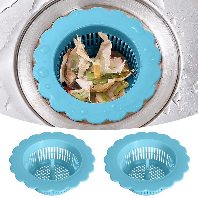 Coladores Wmhsylg del Día, Tapón de Desagüe para Fregadero de Cocina, Tapón de Fregadero con Cesta de Colador, Tapón Rápido para Fregadero de Cocina Estándar (2 Piezas)